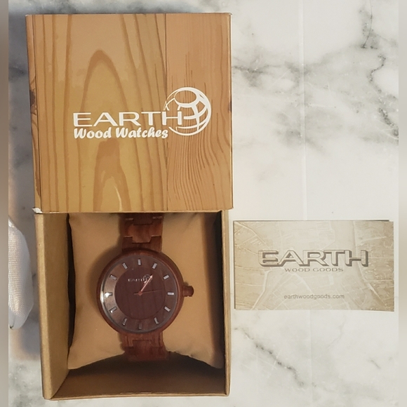 NWT Earth Wood Watches Watch Red main image 8